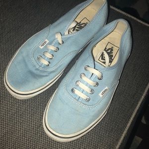 Baby blue vans